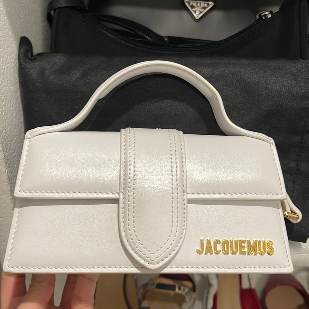 Jacquemus mini crossbody bag white Le bambino